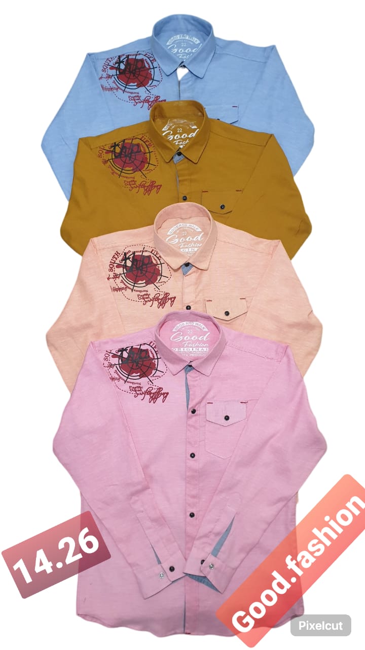 CASUAL KIDS SHIRTS IN COTTON BLEND